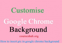 custom google background